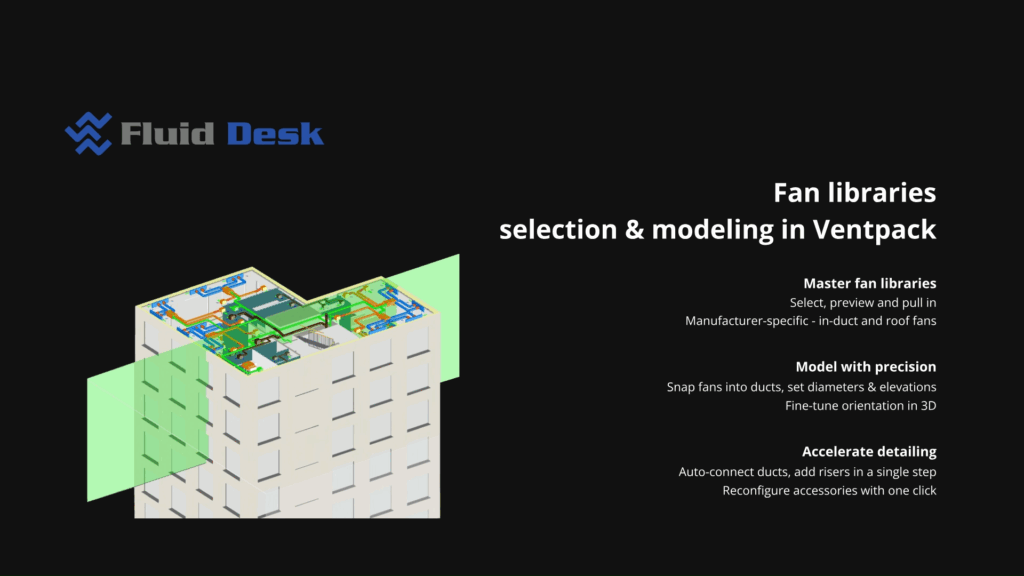 FAN LIBRARIES – SELECTION & MODELING IN VENTPACK – FLUID DESK :: Help ...