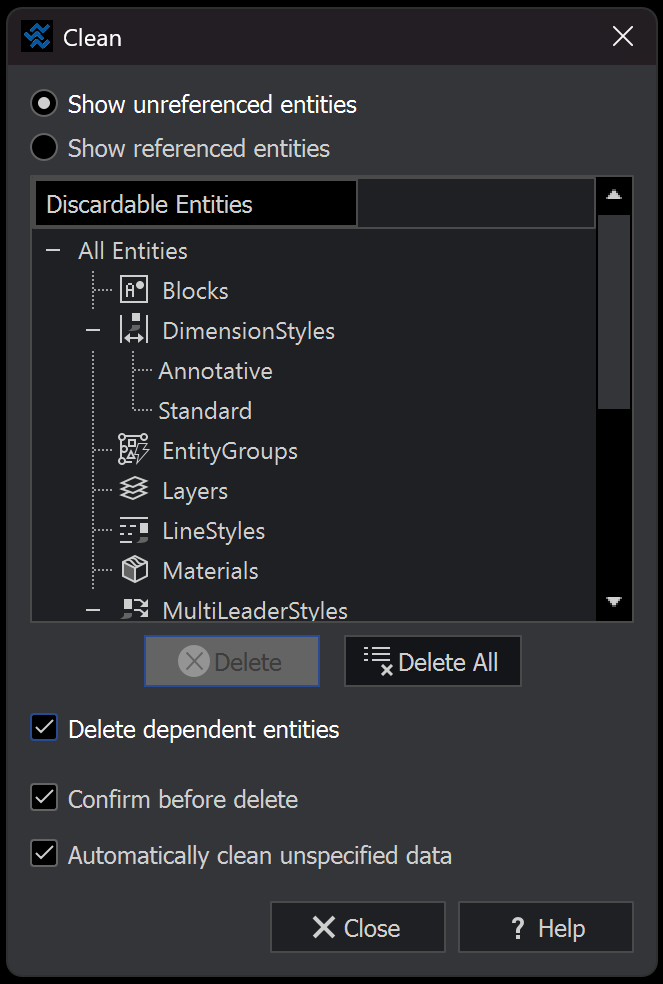 Cleaning file - 3 commands #3