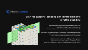 STEP FILE SUPPORT - CREATING BIM LIBRARY ELEMENTS IN FLUID DESK BIM